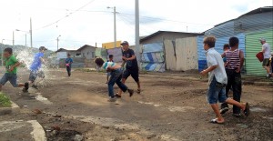 BBB Water Balloon Fight in Villa Guadalupe